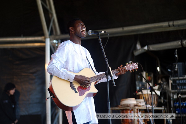 Modou Tour&eacute; at Africa Oye 2010